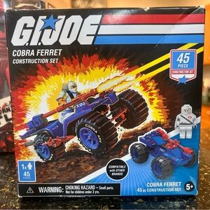 Hasbro G.I. Joe Cobra Ferret Construction Set - Blue and Red